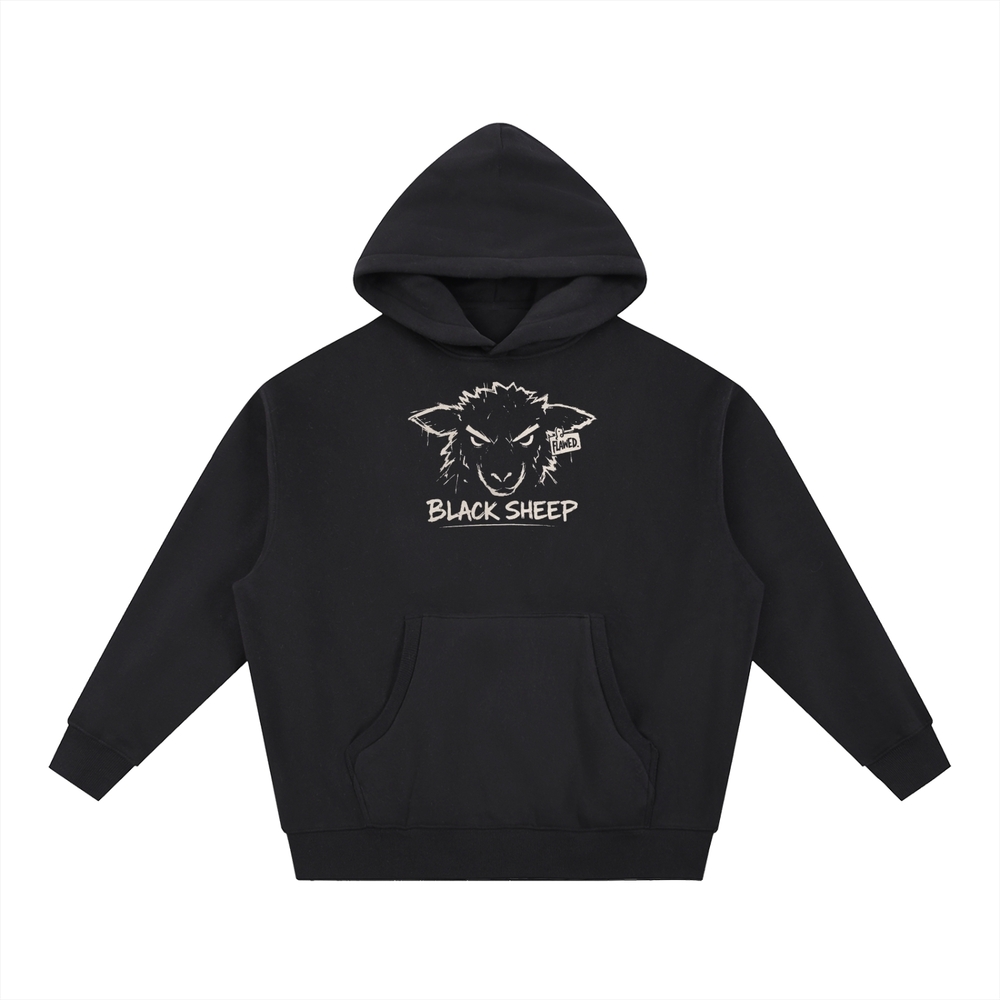 BLACK SHEEP – Oversized Boxy Hoodie (Men’s Size L)
